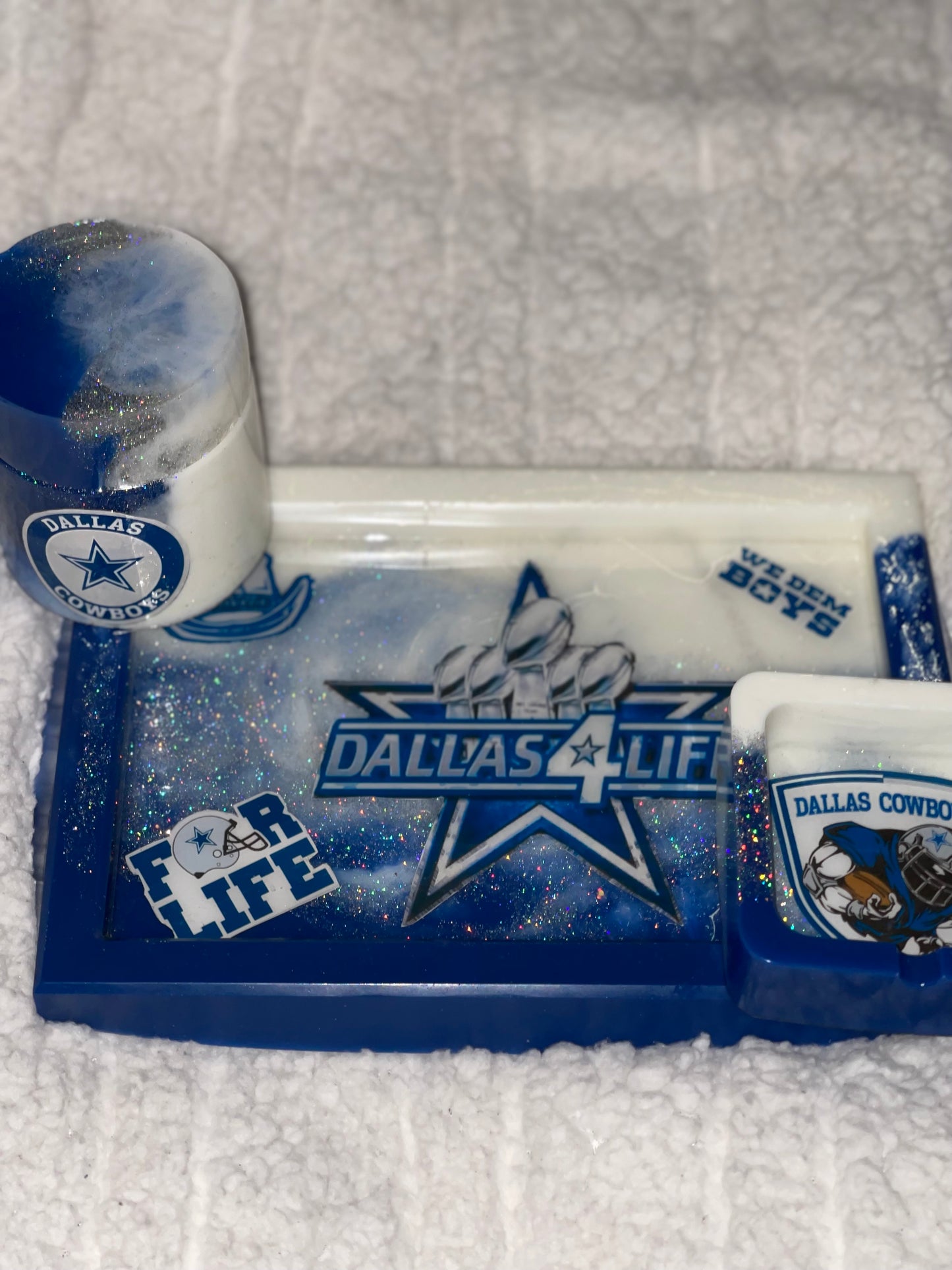 Dallas Cowboys rolling tray