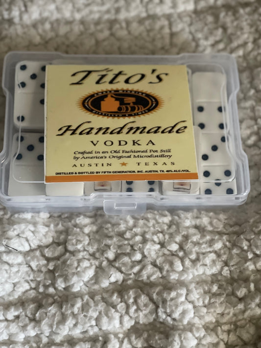 Tito Vodka dominoes