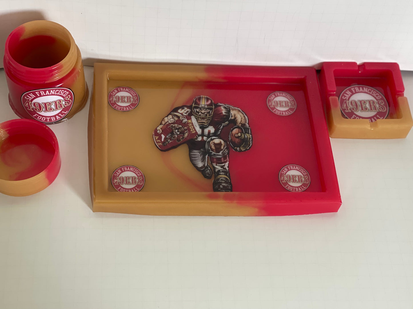 San Francisco 49ers rolling tray