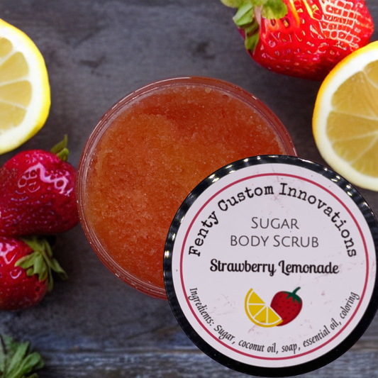 Strawberry Lemonade Sugar Scrub